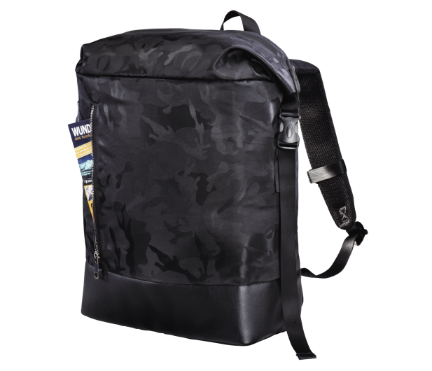 Hama Plecak na lap. HAMA Roll-Top Mission Camo 15.6 czarny# - 1383815 - zdjęcie 3